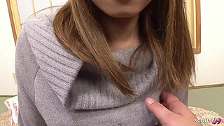 Small Tits blonde Asian Babe Pick Up for real Amateur POV Creampie Fuck in Uncensored JAV Porn in Japan