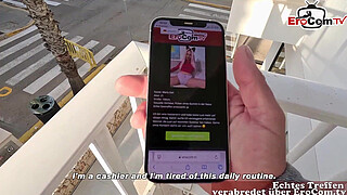 Real anal Pick up with a german teen bitch hitchiker