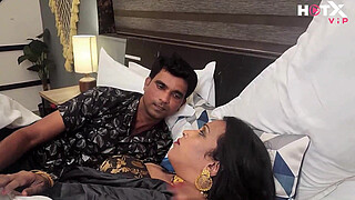 Big Boobs Indian Stepmom in Saree Rough fucked by Stepson in Hindi Audio