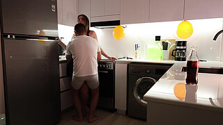 I fucked my friend's mom in the kitchen after his birthday