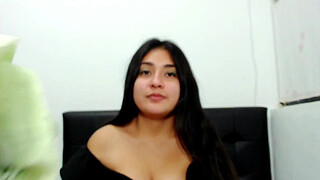 Hot threeway between a wife, a stepfather and the virgin stepdaughter Marianita