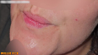 Mega Cumshot Compilation - MILF Swallows BIG Loads of Cum - Millie Fox