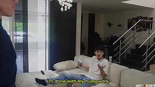 I MAKE AN AGREEMENT WITH MY STEPSON TO FUCK MY WIFE SO HE WON'T RAT ME OUT TO MY TRANSSEXUAL GIRLFRIEND