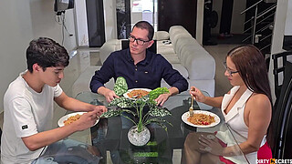 I MAKE AN AGREEMENT WITH MY STEPSON TO FUCK MY WIFE SO HE WON'T RAT ME OUT TO MY TRANSSEXUAL GIRLFRIEND