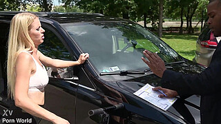 Brazen Blonde Lynna Nilsson Sucks And Fucks BBC After They Collide In The Car Park GP3194