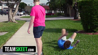 Stepsisters in Toilet Paper Trouble