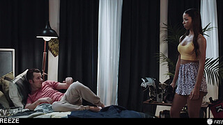 Ebony Whore Lia Lin Used and Fucked while the Time is Frozen - Freeze Face Fucking