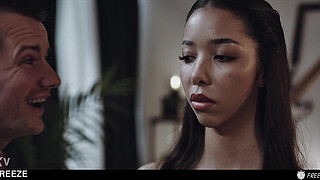Ebony Whore Lia Lin Used and Fucked while the Time is Frozen - Freeze Face Fucking