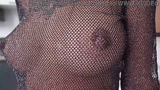 Larinha Small, huge perfect breasts Brazilian, gets her butt stretched by a huge monster dick (Anal, huge gapes, big perfect nursing breast, ATM, huge cock) OB476