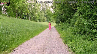 Bimbodoll takes stranger's penis while training