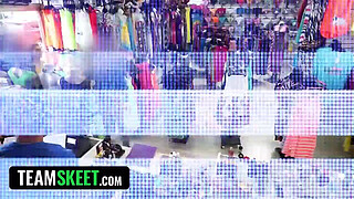 Shop-lifting Bitch Gets More Than She Bargained For