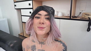 Maria Morangoh, white Braziloan alt fucked balls deep by big black penis (Anal, 0% pussy, BBC, interracial, dirty talk) OB498