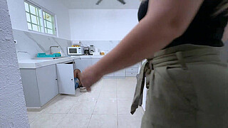 The plumber detonates me in front of my cuckold husband. Full video on OF and RED!