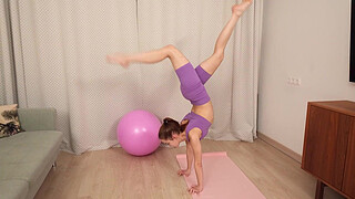 Fitness workout ends with intense sex