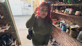 My Big Butt Wife Paying Off Debt at the Auto Repair Shop