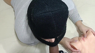 Woman helped fuck the doll