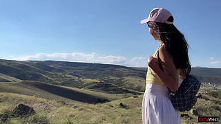 Public Agent - Pickup Cute Teen and Fucked Her in Public Mountains Creampie