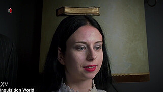 A Maid´s Ordeal - Judith is given her maid's outfit and gets spanked while she has to balance the houses´s rule book on her head and present herself to her superiors with a permanent smile (TRAILER)