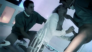 She wants to feel every throbbing inch of this big penis inside her and she spreads her...