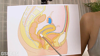 Interview with vaginal inspection and fucking big tits japanese babe