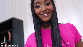 Divine hottie India do Sul gets a great anal pounding from a big dick EKS646