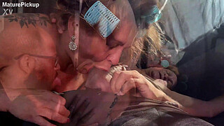 anal riding with picked up curvy granny