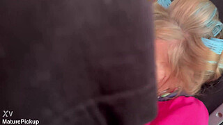 tattooed granny picked up for hard anal