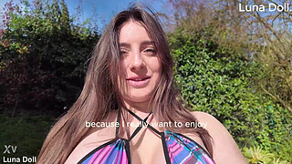 Double fucked with my sextoys in my spa ! One for my pussy, the other for my butt ! Luna Doll