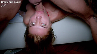 Hard Threeway naugthy Kitana Lure suck two big dicks