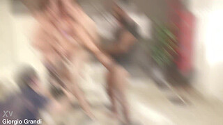 Behind the scenes AHB023, Vittoria Devine, Mina. More info in description