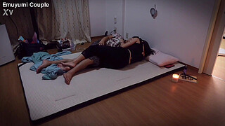 My horny girlfriend licks my butthole A fast handjob from behind leads to a massive load of sperm