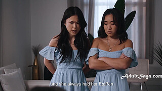 Matching Dresses, Hidden Messes (Family Conspiracy, Dominating Perverted step Dad & 2 Teen Girls)