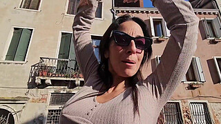 you turn me on while I visit Venice, full video on my Red Page.