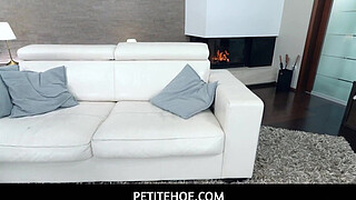 PetiteHoe - Spoiled teen analed by her stepdads dick