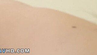 Miku Airi's weenie makes her japanese pussy throb in uncensored XXX JAV!