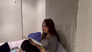 College girls have a task that ends in moans!!