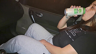 Horny big arse Latina fucks in a public park outdoors