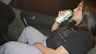 Horny big arse Latina fucks in a public park outdoors