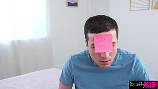 Mischievous Bianca Bangs Creates Fun Little Sex Game for Stepbro to Play - S34:E9