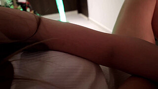 Stepmom and Stepson Together at Night