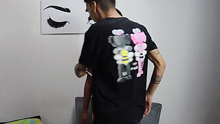 My older stepsister plays role-playing games with me (homemade sex)