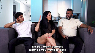 Cuckold husband! - Stepmom fucks her stepson behind his back