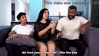 Cuckold husband! - Stepmom fucks her stepson behind his back