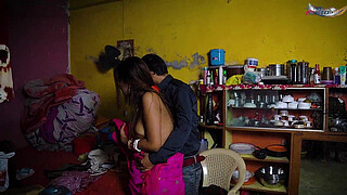 DESI MALLU BHABHI HARDCORE FUCK WITH HER DEBAR AT KITCHEN FULL MOVIE