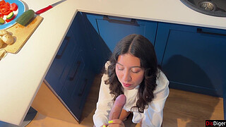 Anal Sex On The Kitchen Table While Cooking Dinner