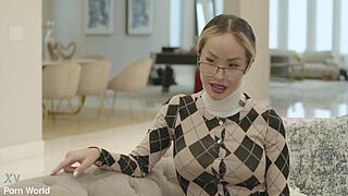 Asian Teen Linda Lan Tempts Her Boyfriend's Dad Into Pounding Her Tight Pussy GP3320