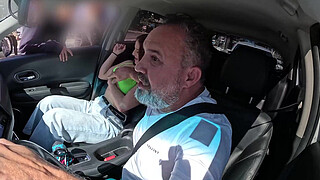 Cintia Lara came to get a ride and got ironed in the arse